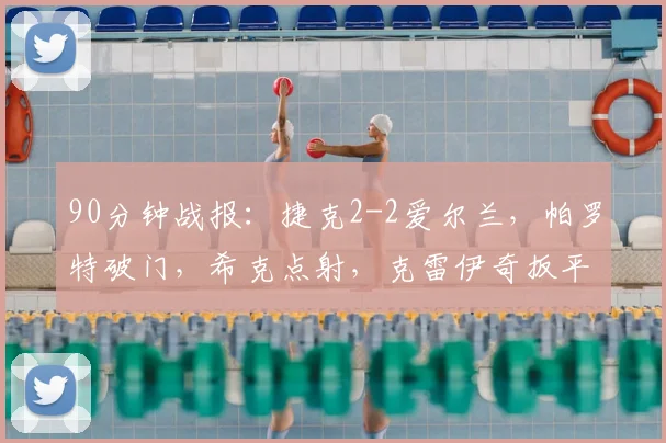 90分钟战报：捷克2-2爱尔兰，帕罗特破门，希克点射，克雷伊奇扳平